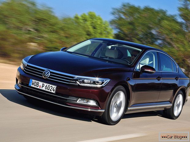 The appearance of the car Volkswagen passat