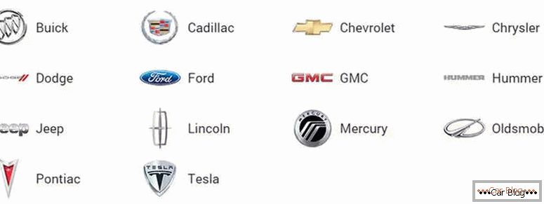 most comprehensive list of American car brands