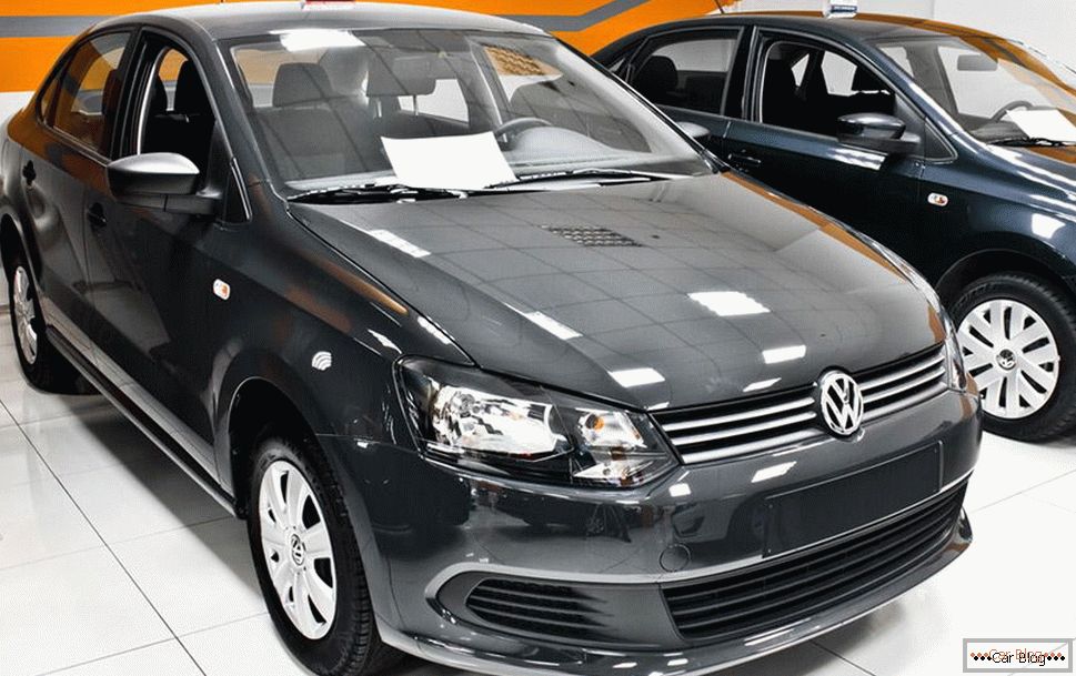 The appearance of the car Volkswagen Polo