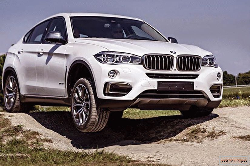 BMW X6 at the top