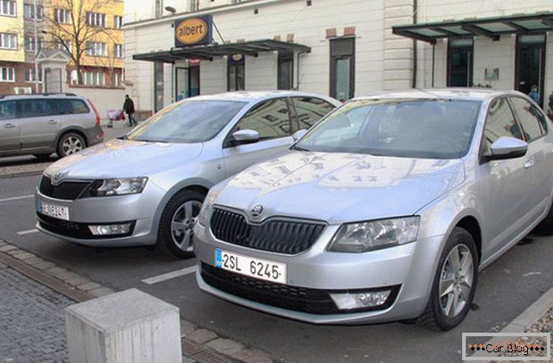 Skoda Octavia and Rapid - оба автомобиля заслужили доверие российских водителей