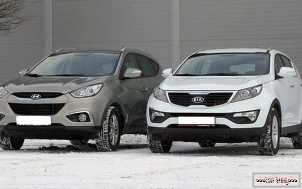 Worthy competitors in the global market - the Hyundai ix35 and Kia Sportage crossovers