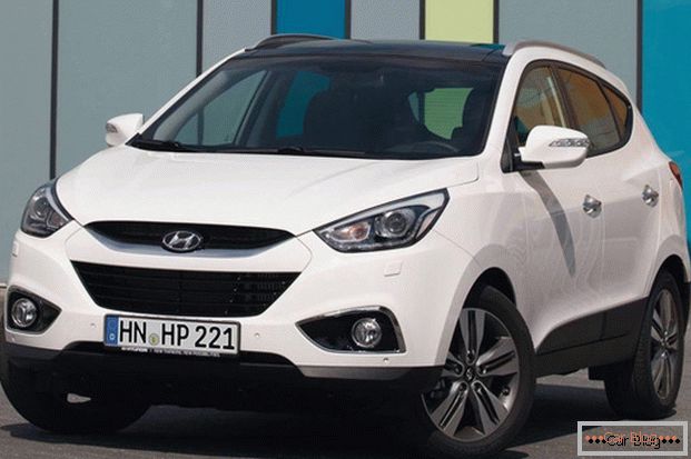 The appearance of the car Hyundai ix35