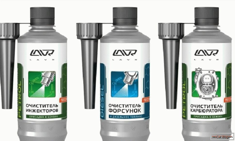 Fuel system and injector cleaners LAVR