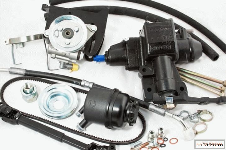 Elements of the power steering