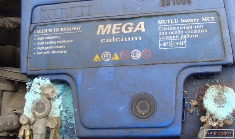 What to do if the battery terminals are oxidized