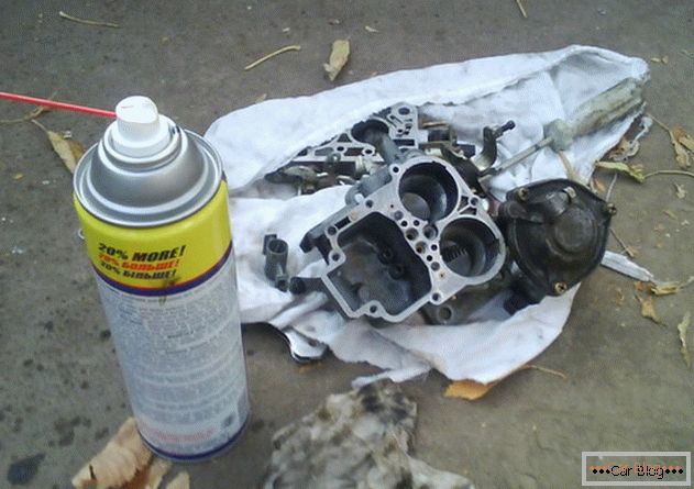 how to clean the carburetor vaz 2109