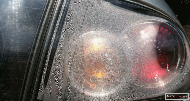 what to do when the lights get misty from condensation