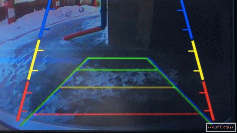 parking sensors with rear view camera