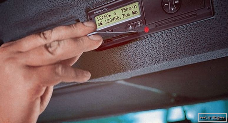 What is a tachograph in a truck for?