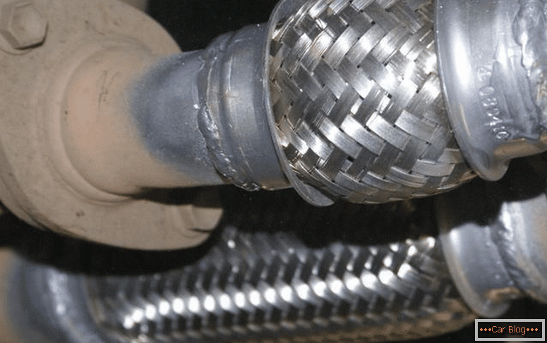 how to repair the corrugations of the muffler