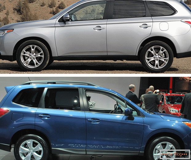 Mitsubishi Outlander and Subaru Forester - which car retained more off-road qualities