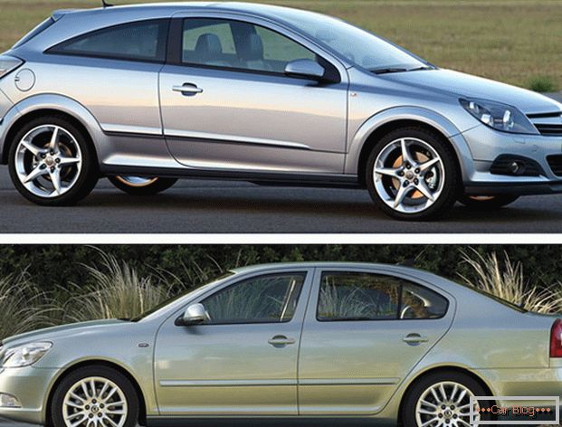 Сравнение двух европейских авто - Opel Astra and Skoda Octavia