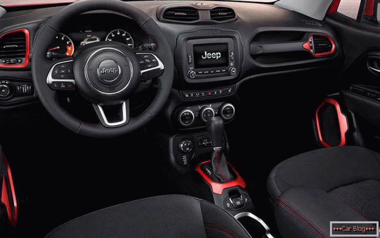 Jeep Renegade auto interior photo