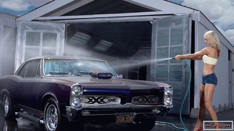How to wash a car with a hose