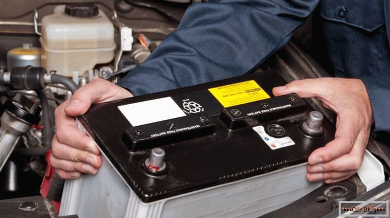 How to remove the battery from the car