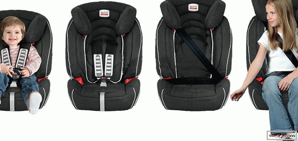 Full line of baby car seats