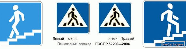 how does the pedestrian crossing sign в России