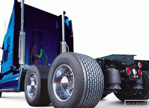Tires on the truck are under heavy load, and therefore they must have good quality characteristics