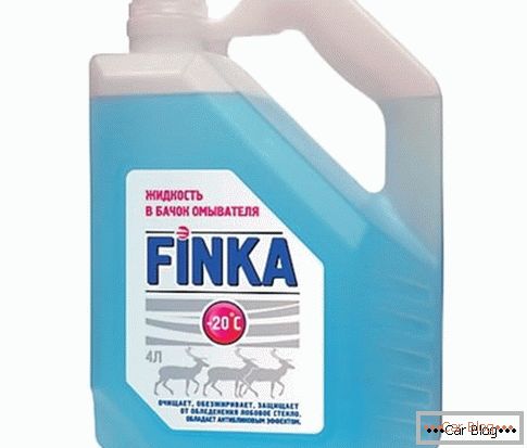 Winter fluid for windshield washer Finka