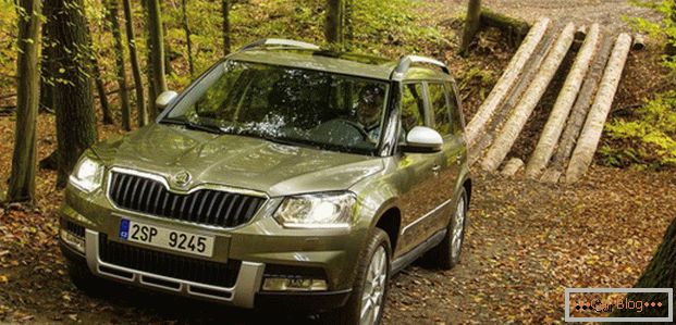 Exterior Skoda Yeti has undergone significant changes after the update