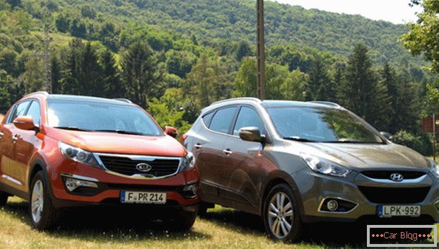 Crossovers Sportage and Hyundai Tucson - which is better suited for Russian roads