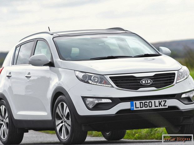 Car Kia Sportage - an exemplary result of the work of Korean designers