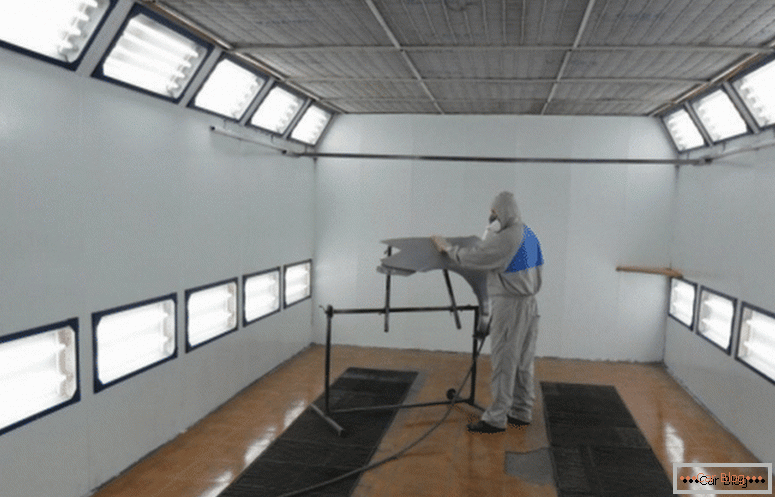 how to make a spray booth with your own hands