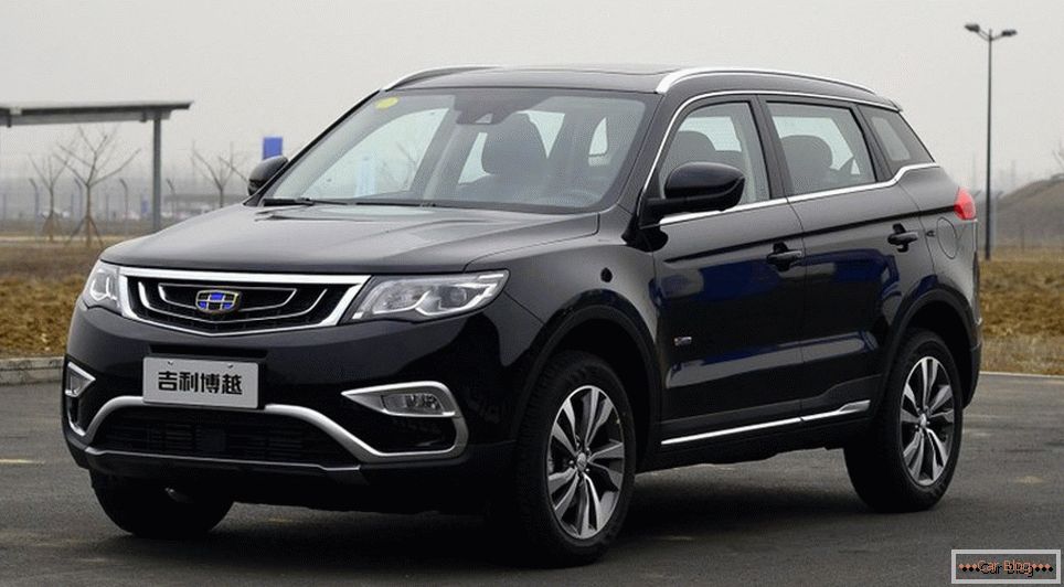 The Chinese have expanded the line of Geely crossovers with another model - Emgrand Boyue