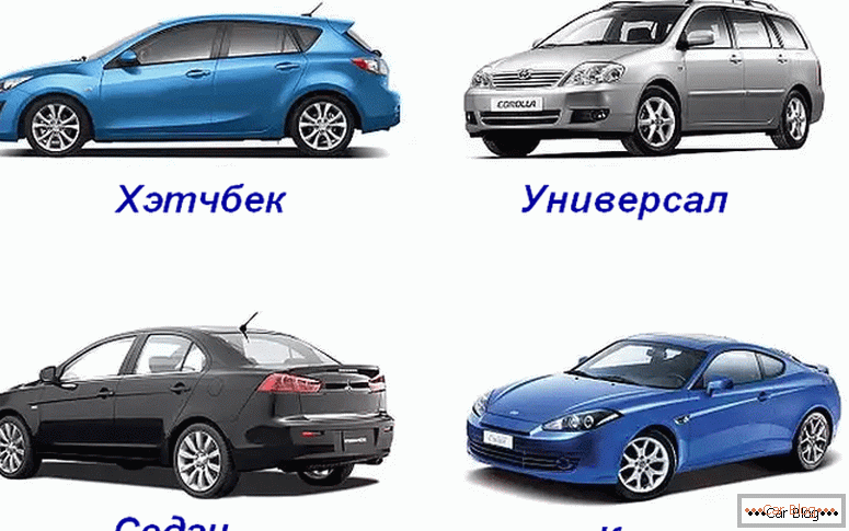 what are the popular types of car body