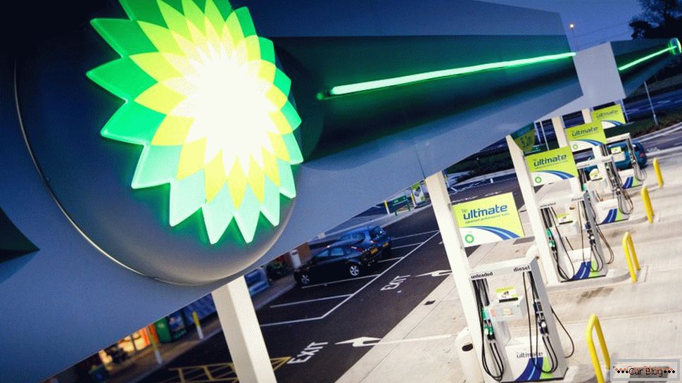 bp gas station of Russia