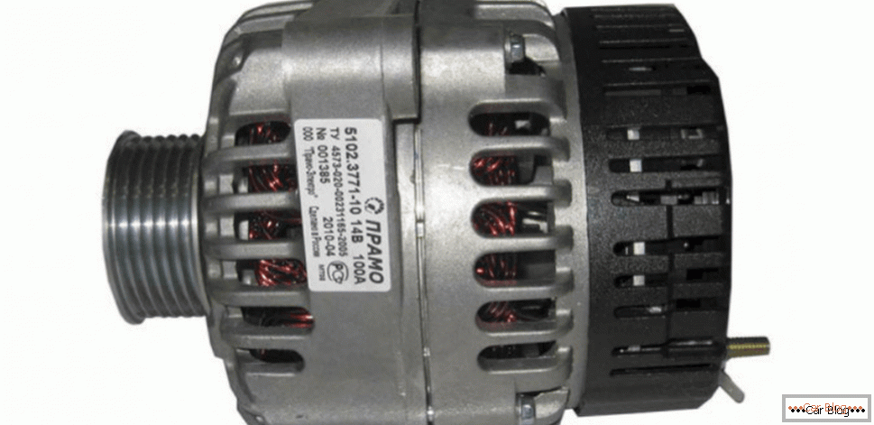 The generator for the Lada Priory 5102.3771