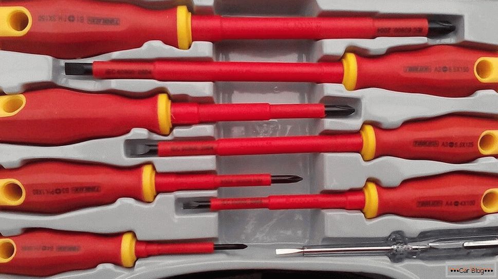 Screwdriver Set Isolated