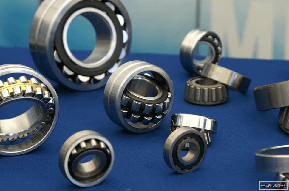Types of bearings for cars