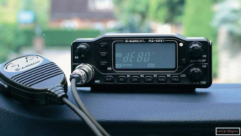 Radio in car
