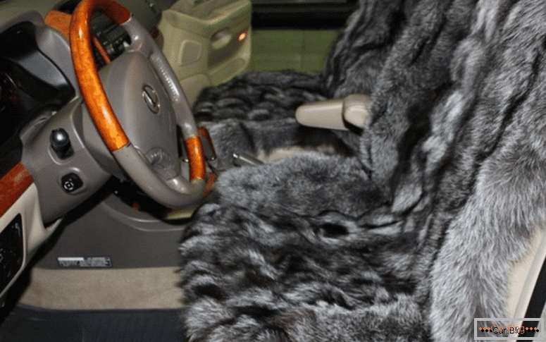 what fur sheepskin capes look like on car seats