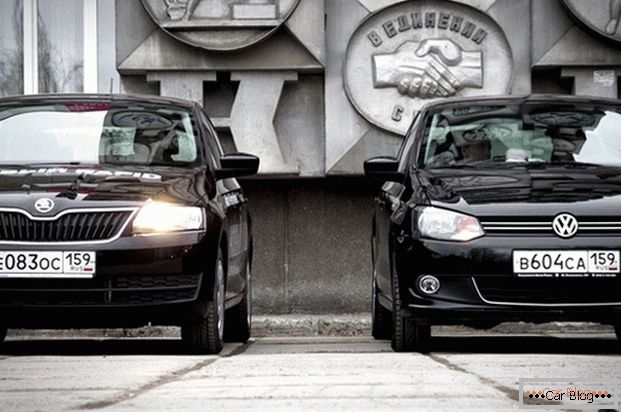 Volkswagen Polo and Skoda Rapid - what are the distinguishing features of these cars?