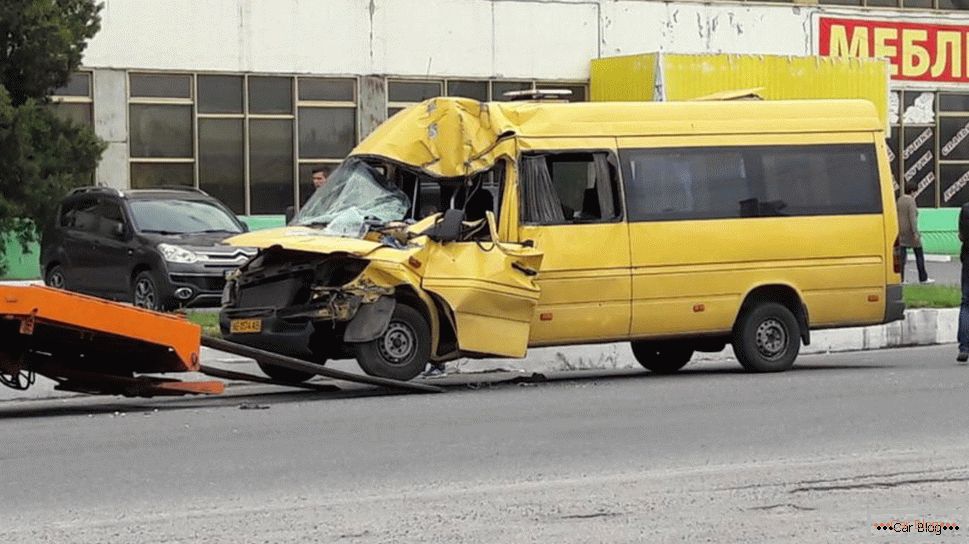 accident with a bus