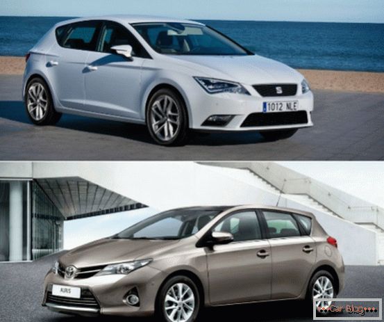 Comparison Toyota Auris and Seat Leon