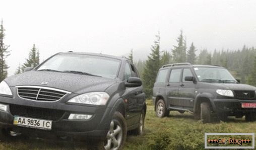 UAZ Patriot and SsangYong Kyron - competitors or not?