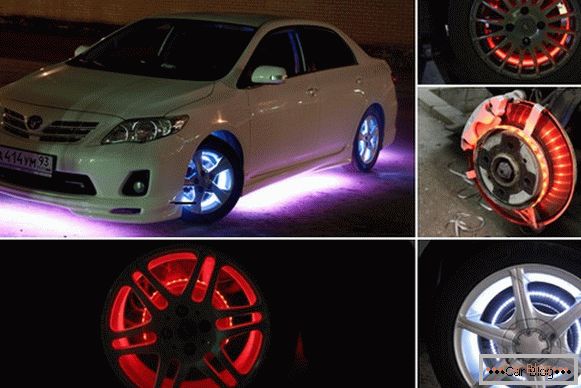 wheel lights DIY cars