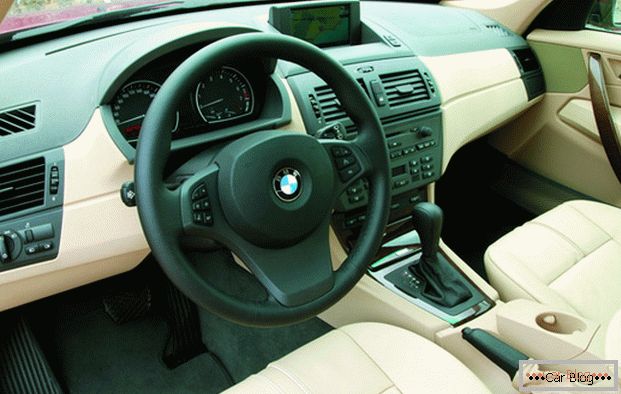 BMW X3 car interior
