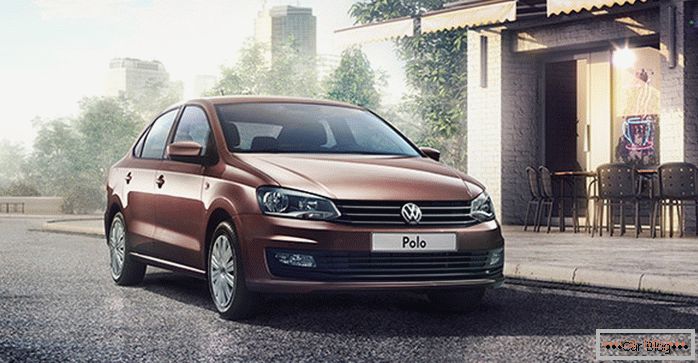 Pictures of the Volkswagen Polo sedan 2015 - 2017