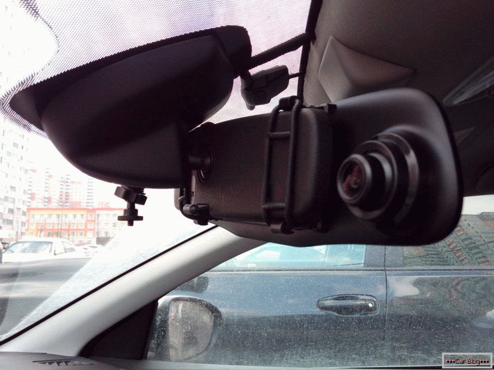 DVR with rearview camera