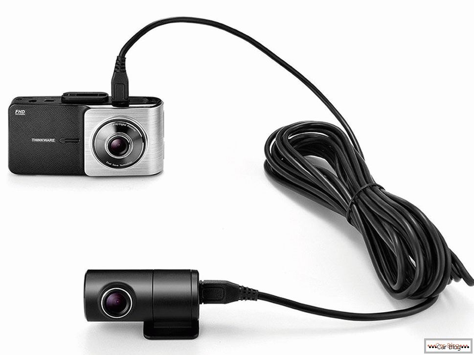 DVR with remote rear view camera