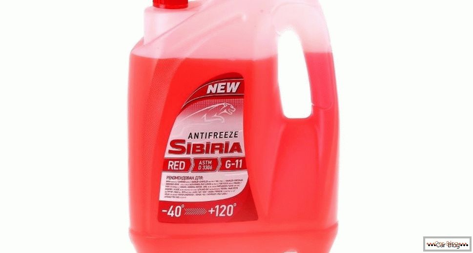 antifreeze for auto red