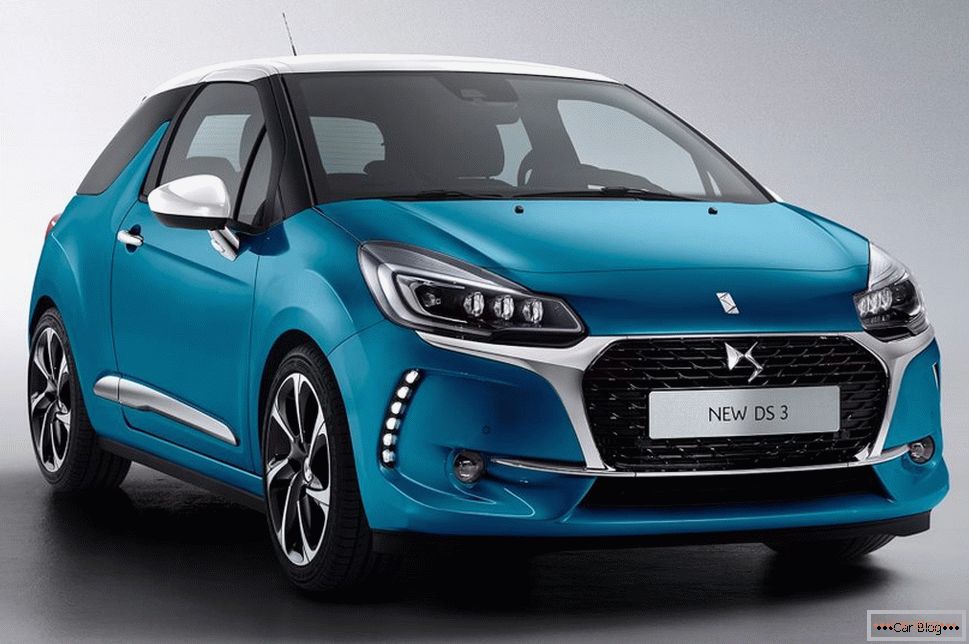 The citroen ds3 is the carrier
