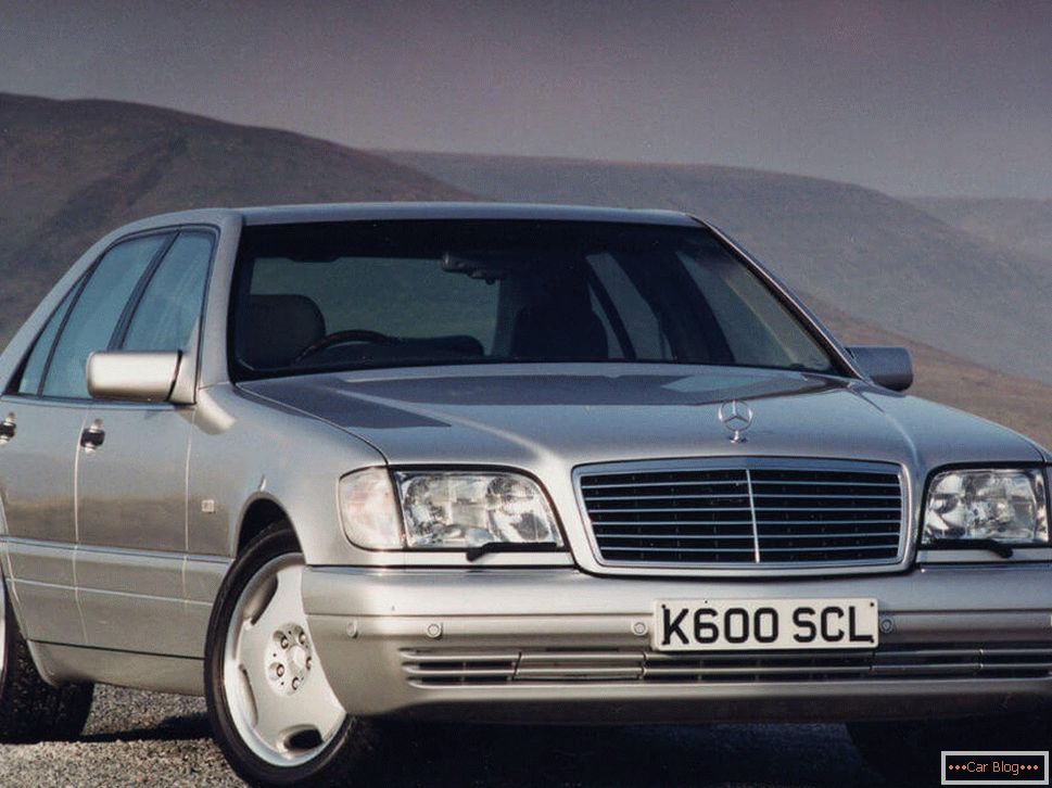 Car Mercedes-Benz w140 - one of the best cars of the 90s