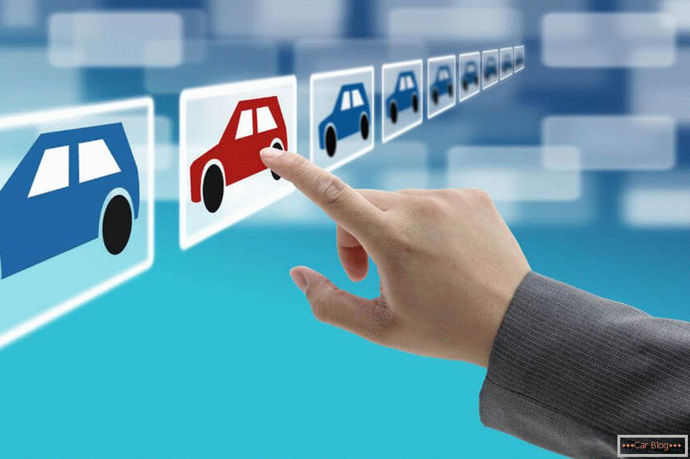 Choosing a car through online services