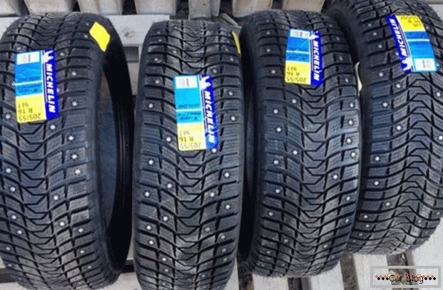 Studded Michelin x winter north tire